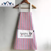 围裙韩版时尚家用厨房女棉可爱双层透气做饭防油创意面包店围腰 三维工匠