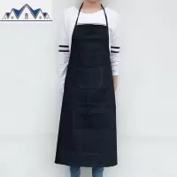 牛仔布围裙加厚加大耐磨成人男女围腰工作服工厂劳保电焊围兜 三维工匠