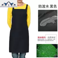 工厂自营 交叉背带调节围裙定制样式加工LOGO印店名文字防污围兜 三维工匠