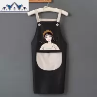 围裙家用厨房防水防油女时尚可爱日系韩版北欧风2019新款背带定制 三维工匠