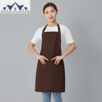 围裙定制印图案logo家用厨房防水广告围裙定做美甲奶茶店工作服女 三维工匠