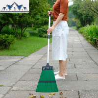 户外硬毛塑料伸缩扫把扫花园庭院落叶大扫帚家用单个室外扫地笤帚 三维工匠
