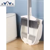 折叠扫把簸箕组合套装捎把家用网红扫地扫帚刮齿笤帚不沾头发 三维工匠