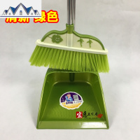 扫把簸箕套装组合不锈钢杆软毛笤帚家用撮箕木地板扫帚 三维工匠