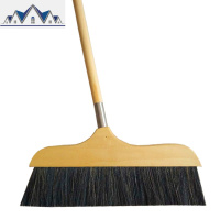 马鬃毛扫把家用软毛扫帚木地板扫把扫头发大扫把扫地笤帚实木扫把 三维工匠