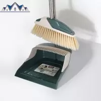家用加厚畚斗塑料垃圾铲软毛扫帚扫把刮齿簸箕套装组合笤帚 三维工匠