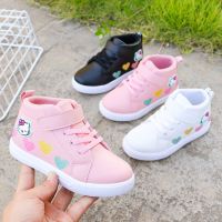 品彩 秋冬新款女童运动鞋休闲板鞋软底跑步鞋小白鞋旅游鞋男童潮二棉鞋