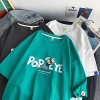 [品彩]男童帅气短袖T恤2021夏季新款中大儿童潮牌宽松网红洋气夏装上衣