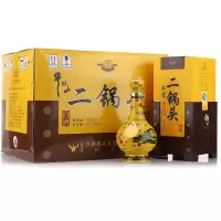 牛栏山二锅头 经典黄龙52度 500ml*6瓶 清香型白酒 整箱装 高度酒