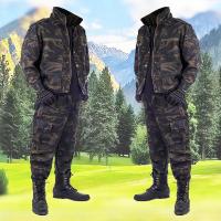 迷彩服男套装迷彩工作服耐磨建筑工地迷彩裤单上衣秋厚劳保套装衫伊格