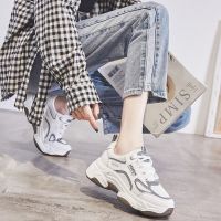 2021年春季新款ins老爹女鞋子学生增高开车百搭春秋季小白运动潮