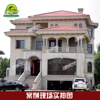 (实物图纸)别墅图纸三层欧式小别墅设计图纸新农村自建筑3D江西掌柜推荐()
