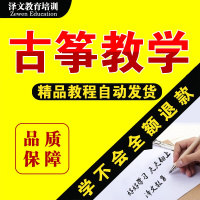 2018古筝视频教程教学初学者零基础入到精通自学全套高清课程 全额支付()