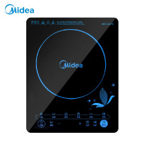 美的(Midea)电磁炉SN2105T 触控式 汉森面板微晶 多功能8档火力 大功率家用智能电磁炉 蓝