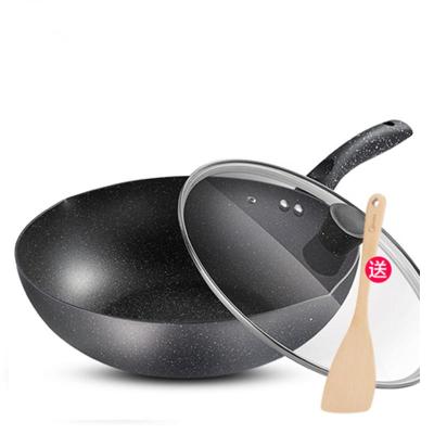 美的(Midea)炒锅 CJ30Wok301麦饭石不粘锅家用炒锅电磁炉不沾锅煤气灶适用炒菜专用平底锅