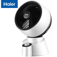 海尔(Haier)空气循环扇XHJ1810台式风扇家用电风扇上下左右摇头节能小风扇办公电扇涡轮换气扇循环对流风扇 机械款