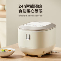 美的(Midea)5L电饭煲五层聚能釜5L 七大功能菜单8H智能预约金属拉丝外观电饭锅 MB-AFB5051R