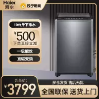 海尔(Haier)波轮洗衣机全自动家用 10公斤容量 变频 精华洗 免清洗 双动力防缠绕 EMS100B37mate6
