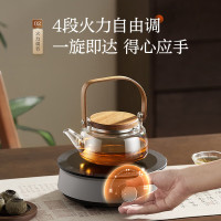 美的(Midea)电陶炉电磁炉 家用800W大功率炒菜火锅炉多功能 不挑锅具轻音低辐射 围炉煮茶 HW08EY08