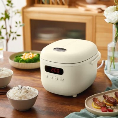 小熊(Bear)电饭煲智能家用多功能2L迷你全自动柴火饭预约煲汤煮粥锅煮饭煲2L DFB-B20N2