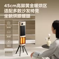 艾美特(Airmate)暖风机石墨烯速热 2100W功率6档调节 家用红外轻音节能电暖风 HP21-K58 机械款