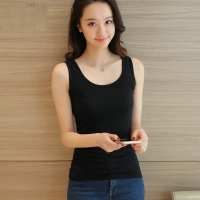 背心女夏季外穿U修身无袖宽松常规小吊带短款秋冬内搭打底衫 臻依缘