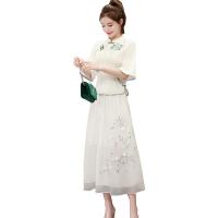 2019夏季新式古风改良版旗袍日常唐装少女汉服民国中国风连衣裙女臻依缘