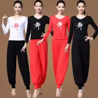 2019新款广场舞服装新款套装莫代尔长袖灯笼裤练功服秧歌服臻依缘