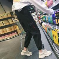 2020夏季新款女休闲宽松bf法式束脚显瘦ins超火工装裤韩版学生臻依缘