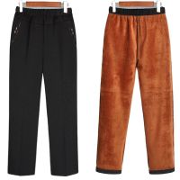 冬中老年女裤加绒加厚妈妈裤子外穿棉裤女老人裤子女宽松奶奶装臻依缘