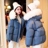 大毛领棉衣女2020冬韩版连帽袄棉面包服短款ins宽松派克棉服外套 臻依缘