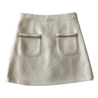 气质毛呢半身裙女2020秋冬新款时尚高腰显瘦防走光a字包臀短裙子臻依缘