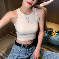 2021春夏新款多色小背心露脐小众内搭外穿运动紧身短款无袖上衣 臻依缘