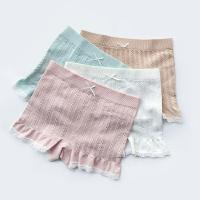 [3条装]无缝安全裤平角蕾丝边防走光中腰打底内裤安全裤 臻依缘