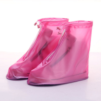 防雨鞋套加厚成人防滑雨鞋套男女鞋套防水雨天儿童防滑加厚耐磨款中筒塑胶 臻依缘