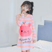 春秋季儿童长袖睡裙可爱公主睡衣女童家居裙中大童装家居服臻依缘