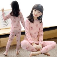 女童保暖内衣套装加绒加厚儿童秋衣秋裤童装家居服宝宝冬季睡衣裤臻依缘