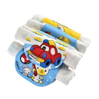 [5条装]儿童纯色棉吸汗巾6/4层宝宝隔汗巾纯色棉纱布垫背巾幼儿园臻依缘