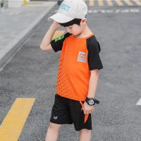 男童运动套装夏季2020新款中大童夏装帅气速干衣儿童装洋气篮球服 臻依缘
