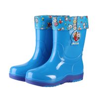 2-15岁儿童雨鞋男女水鞋加绒加棉卡通胶靴水靴雨靴防滑胶鞋雪地靴臻依缘