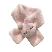 儿童围巾仿濑兔毛韩版潮宝宝男女童毛绒围脖秋冬季加厚保暖婴幼儿臻依缘