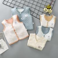 儿童棉马甲婴儿保暖春秋冬加厚宝宝坎肩男女童加厚夹棉背心 臻依缘