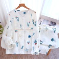 夏季月子服产后纱布薄款5大码孕妇睡衣夏装6-7月份哺乳夏天坐月子臻依缘