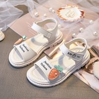 女童夏季凉鞋2021新款时尚中大童公主儿童韩版软底小童小女孩童鞋臻依缘