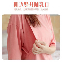 2020哺乳衣夏季外出辣妈打底上衣产后可喂奶时尚新款百搭宽松短袖臻依缘