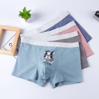 平角男士内裤男孩子莫代尔棉青少年高中生中大童学生青年四角短裤臻依缘