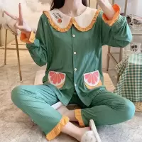 月子服春秋冬季产后哺乳产妇孕妇睡衣夏季薄款7月份吸汗喂奶套装