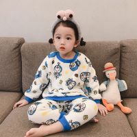 宝宝秋冬季睡衣男童女童冬款加绒加厚珊瑚绒套装家居服臻依缘