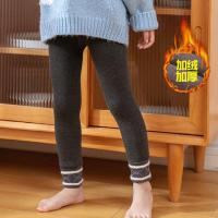 秋冬女童打底裤加绒加厚外穿儿童裤子一体绒中大童保暖裤宝宝棉裤臻依缘