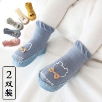 婴儿地板袜春秋款软底男女宝宝鞋袜棉袜子防滑学步袜子鞋0-12个月臻依缘